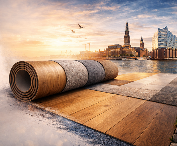 Bodenverlegung in Hamburg – Vinyl, Laminat und Parkett vom Fachbetrieb